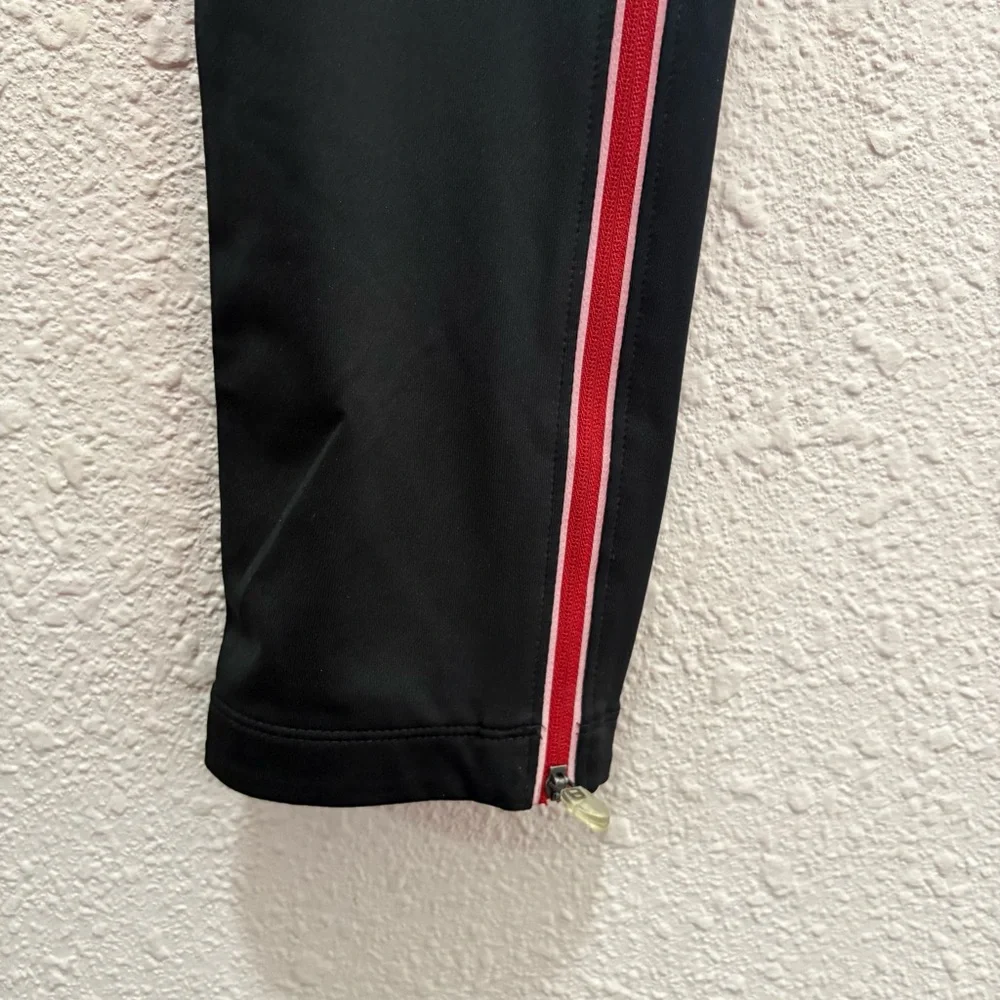 ASICS Men's Lite-Show Tights in Black/Red NWT XL